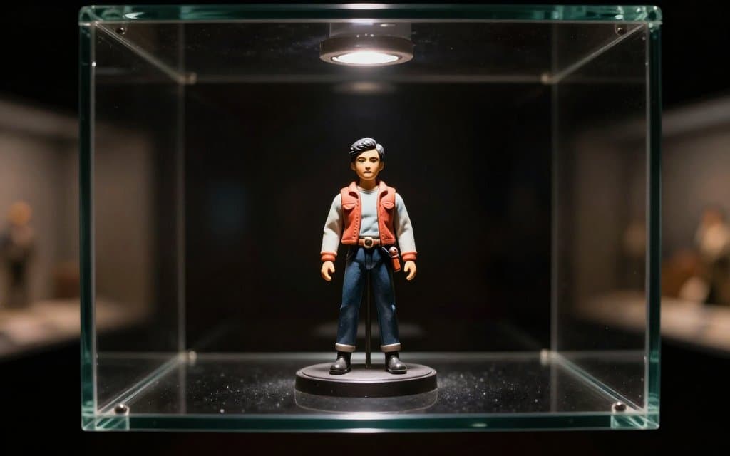 Rare vintage star wars toys displayed like collectible investments on a shelf
